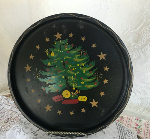 Vintage christmas tree serving - vintage,